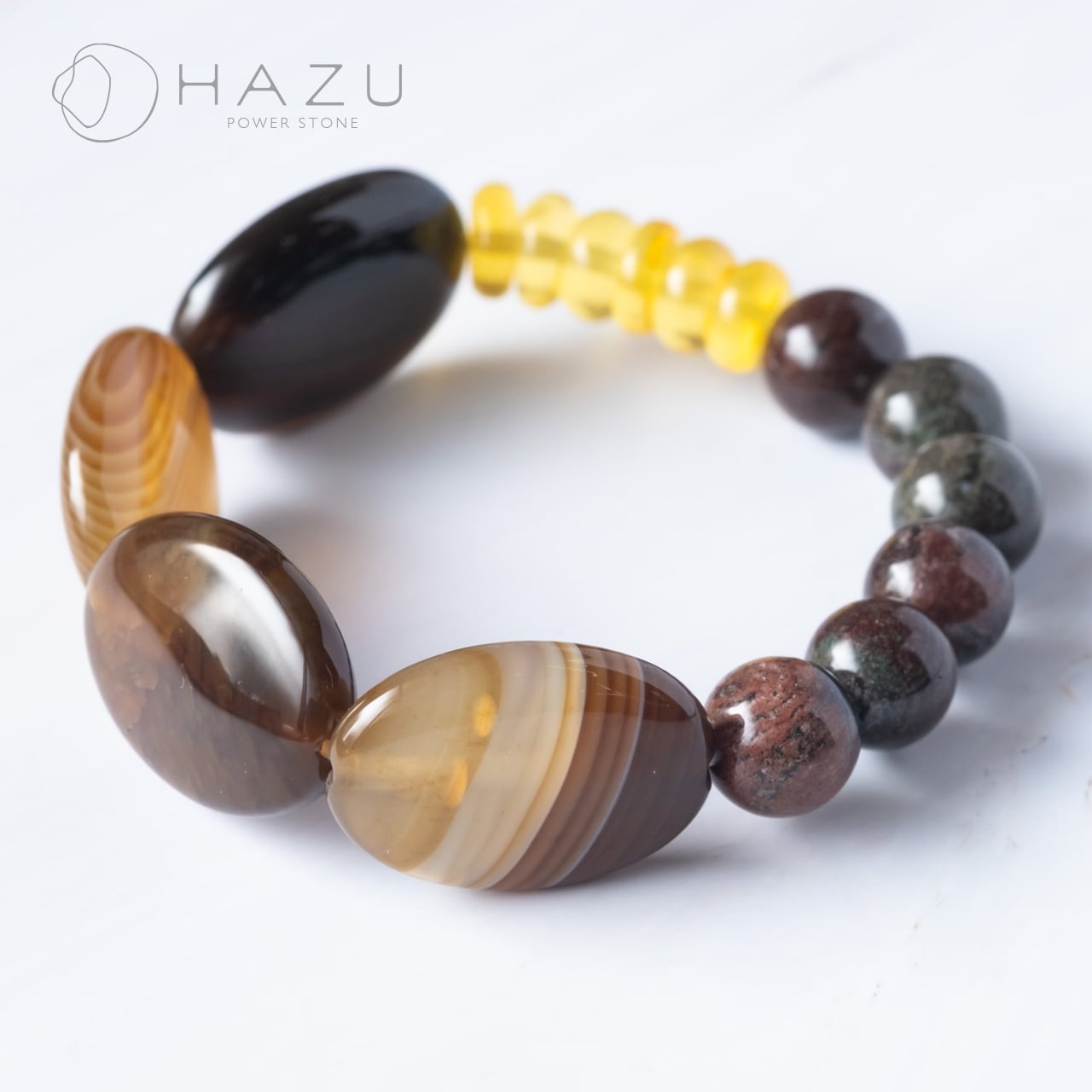 繁栄と守り、調和していくパワー［ブラウンストライプアゲート