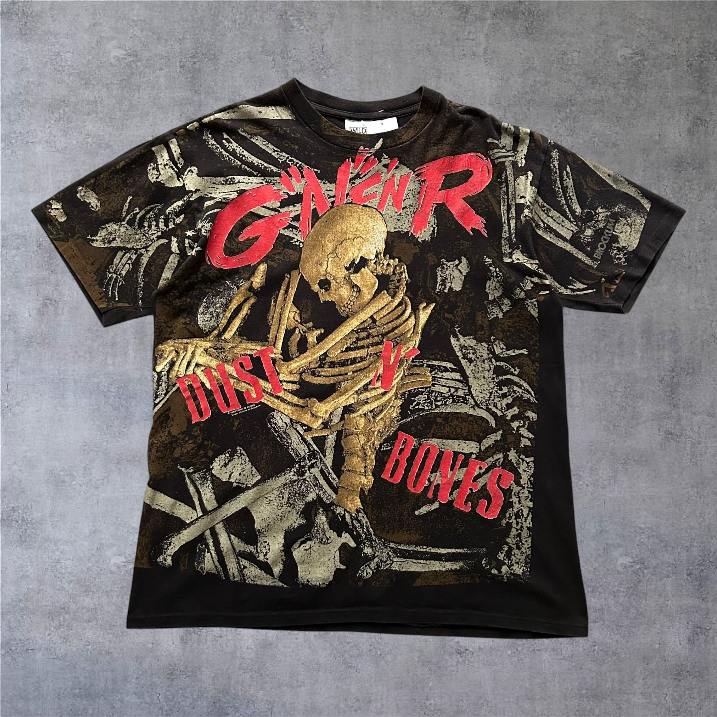 Special!! 1992s Guns N' Roses "Dust N' Bones" All Over Print T-shirt【高円寺店】