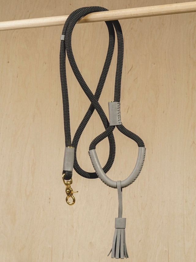 DOG LEASH PONY MAKARONY GRAY