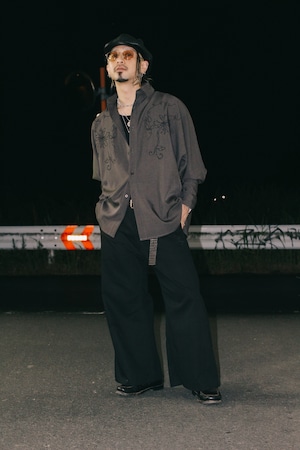 Abstract Cross Dolman Shirt