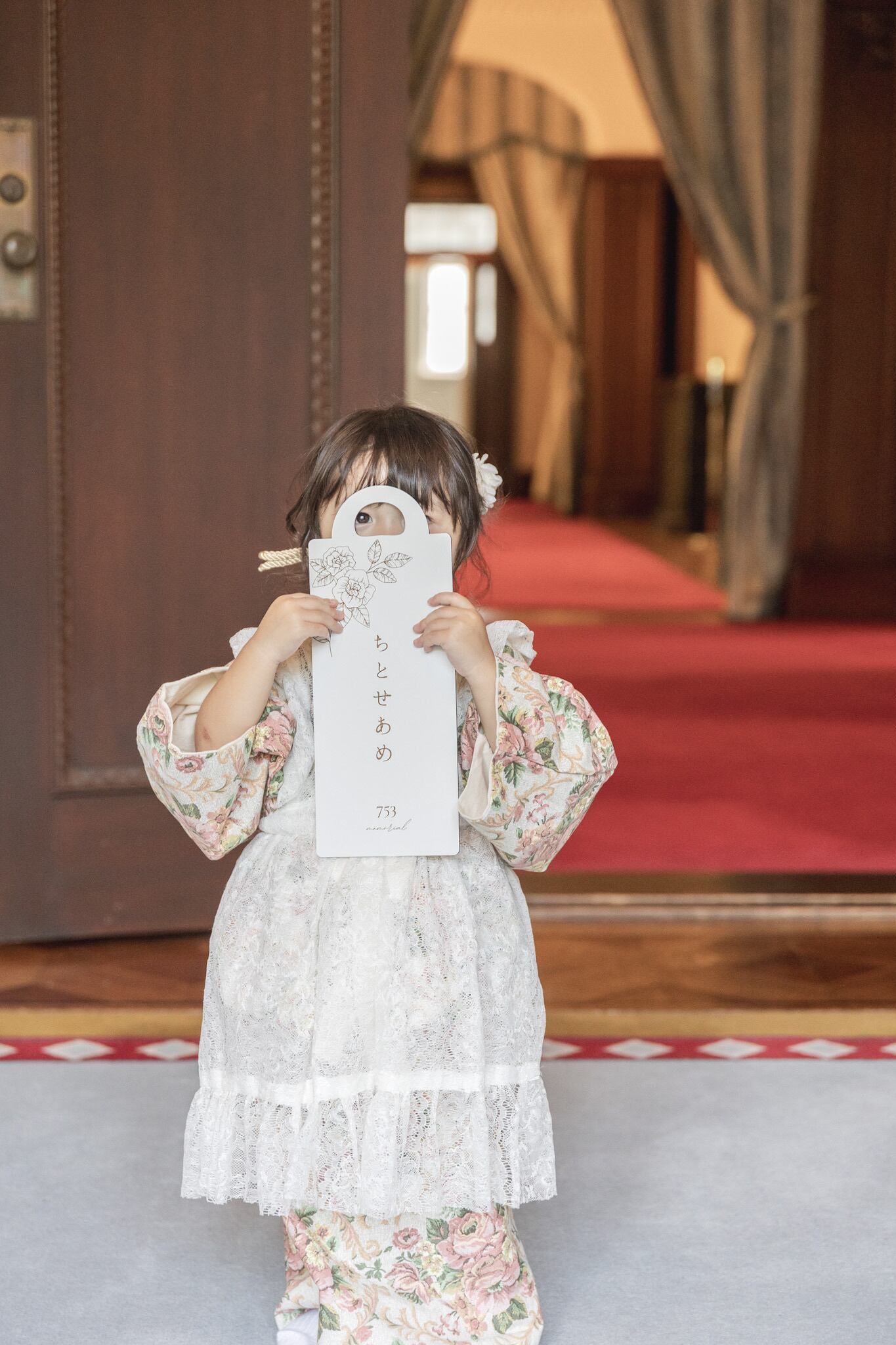 W043 【 ちとせあめ 】 千歳飴 七五三 フォトアイテム 木製ボード 撮影