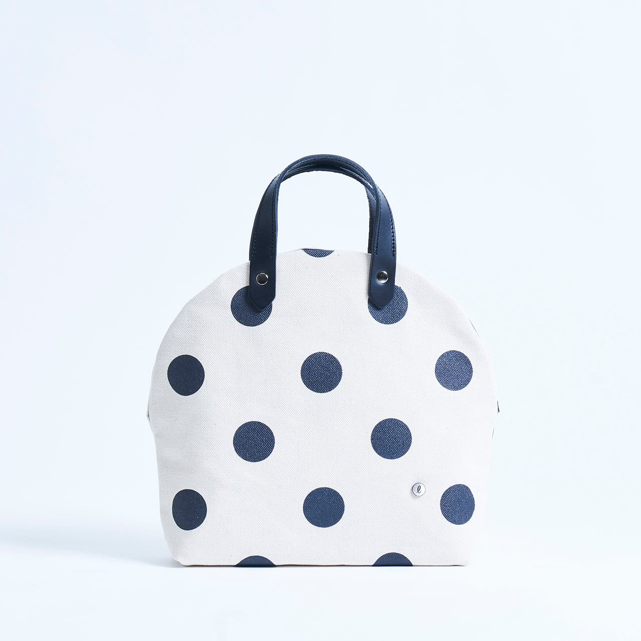 cupcake bag/black × polka dot カップケーキバッグ/ 墨 x 水玉