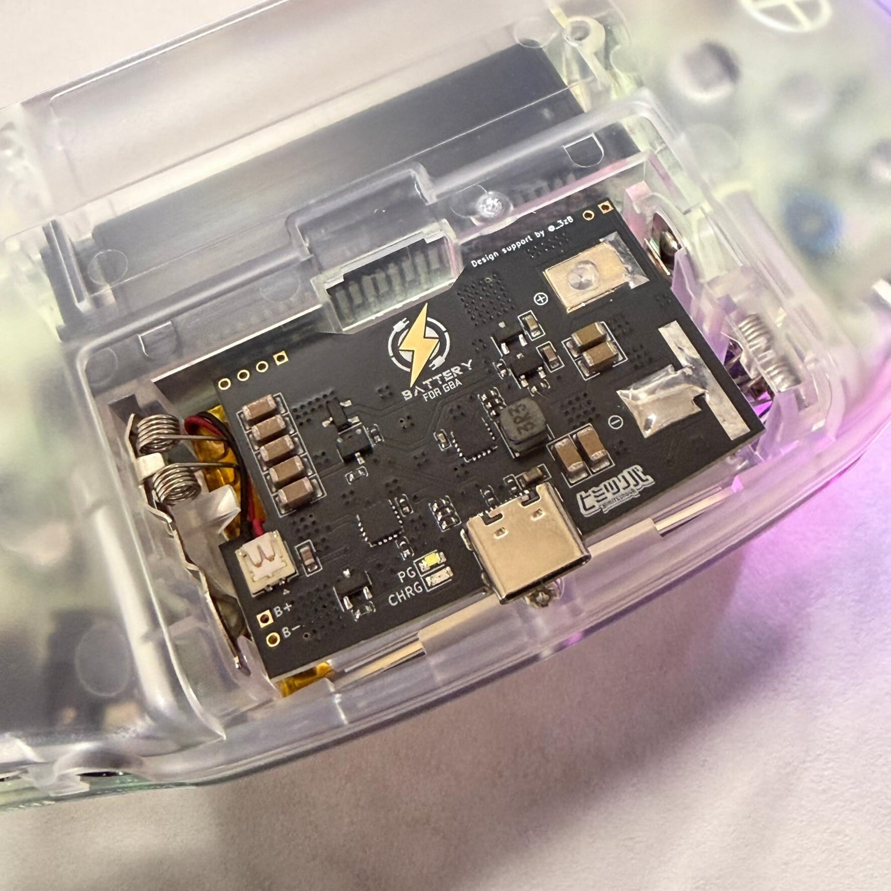 Game Boy Advance IPS カスタム LEDライト改造 ゲームボーイアドバンス IPSカスタム LEDモデル | ヒミツノバ