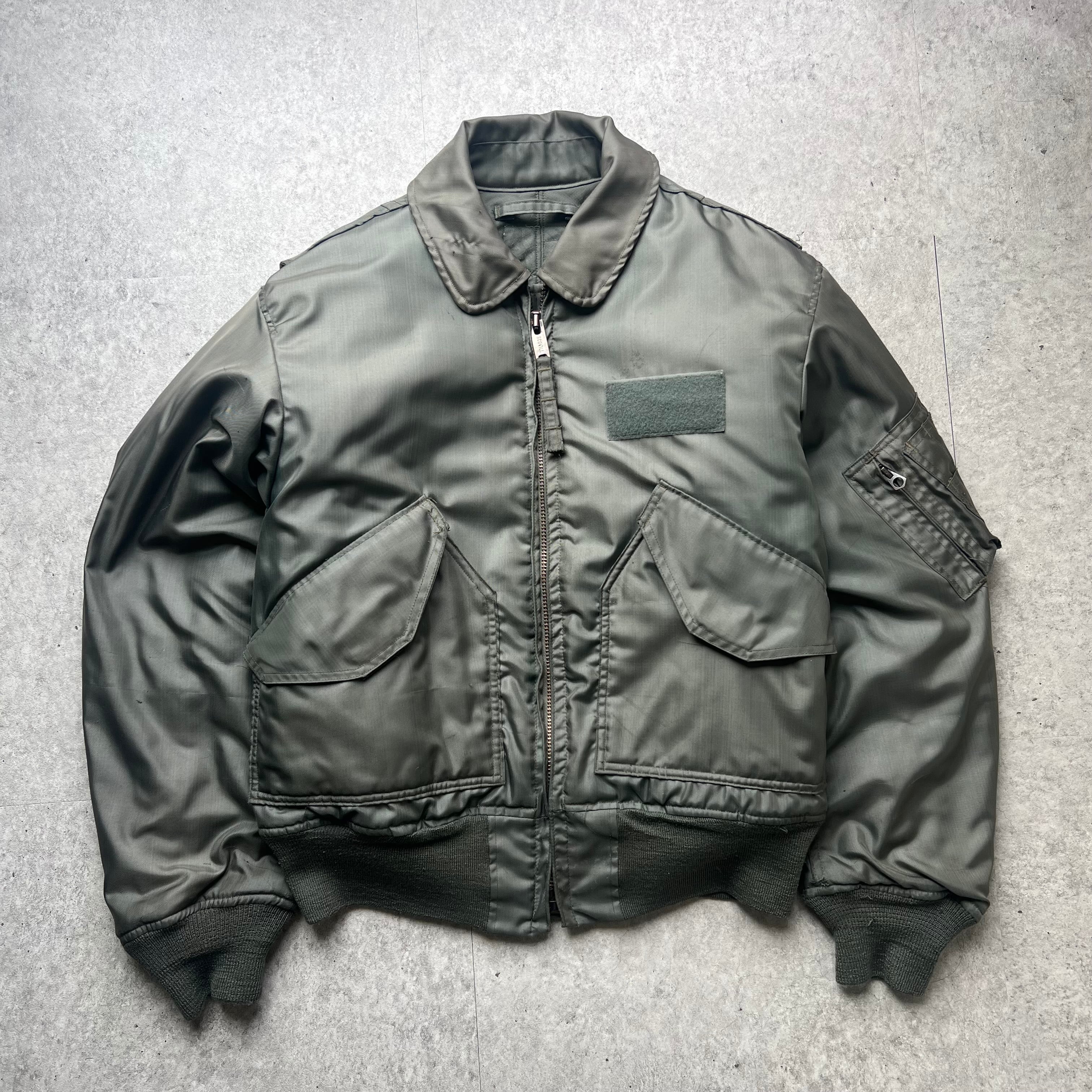 70s MA-1 Flight Jacket Orange Liner 70年代 フライトジャケット