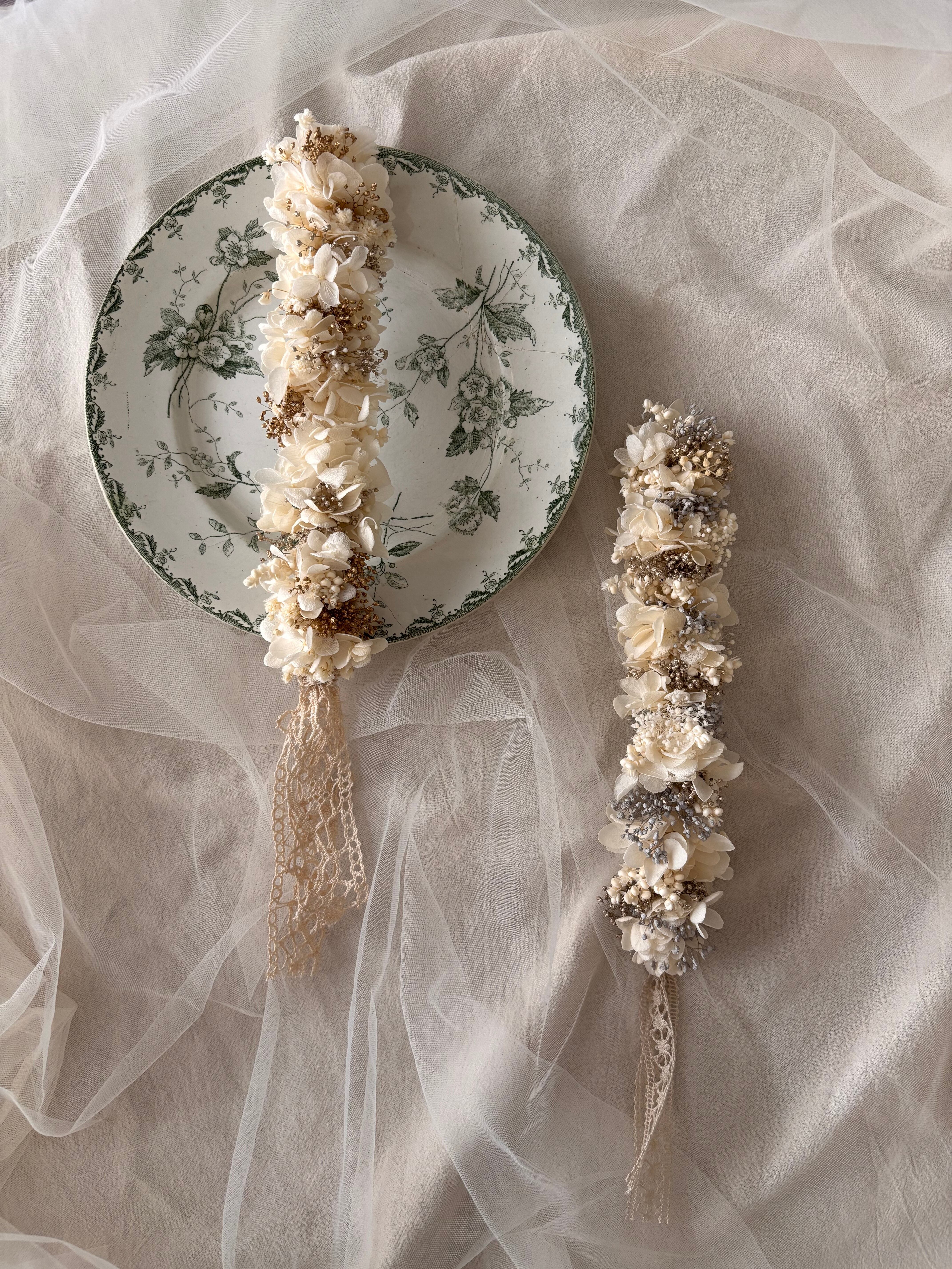 秋色紫陽花のドライフラワーリース | cocosana dryflower and cocosana