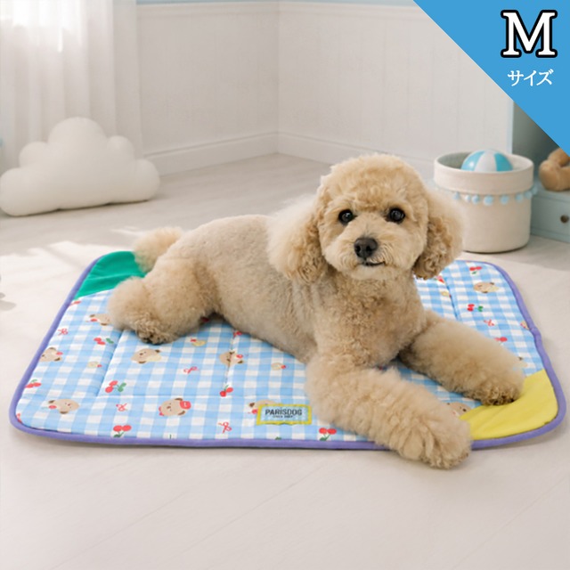chef bear cool air mesh mat Mサイズ / 犬 夏用 マット 接触冷感 ひんやり ペットマット クール 軽量 軽い メッシュ素材 小型犬中型犬 お出かけ 運びやすい 犬用 猫 暑さ対策 冷感 冷却 韓国