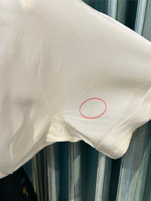 40's vintage white lace rayon blouse