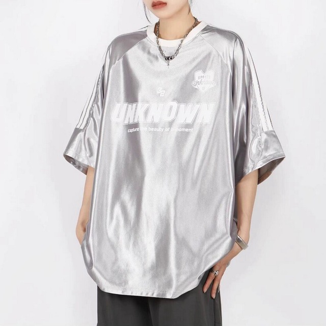 サッカースタイルスポーツTシャツトップス B0210