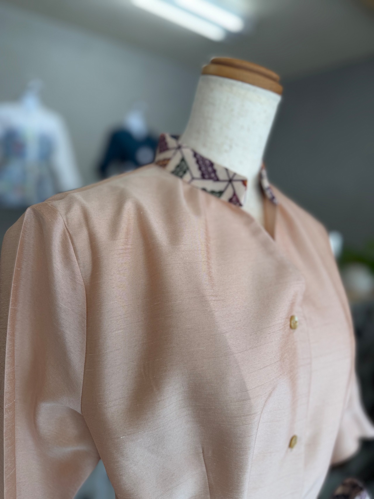 ワイドリボンkariyushiワンピース pink