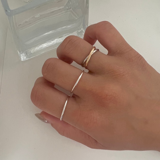 Pt＆K10 Cross ring (R35)