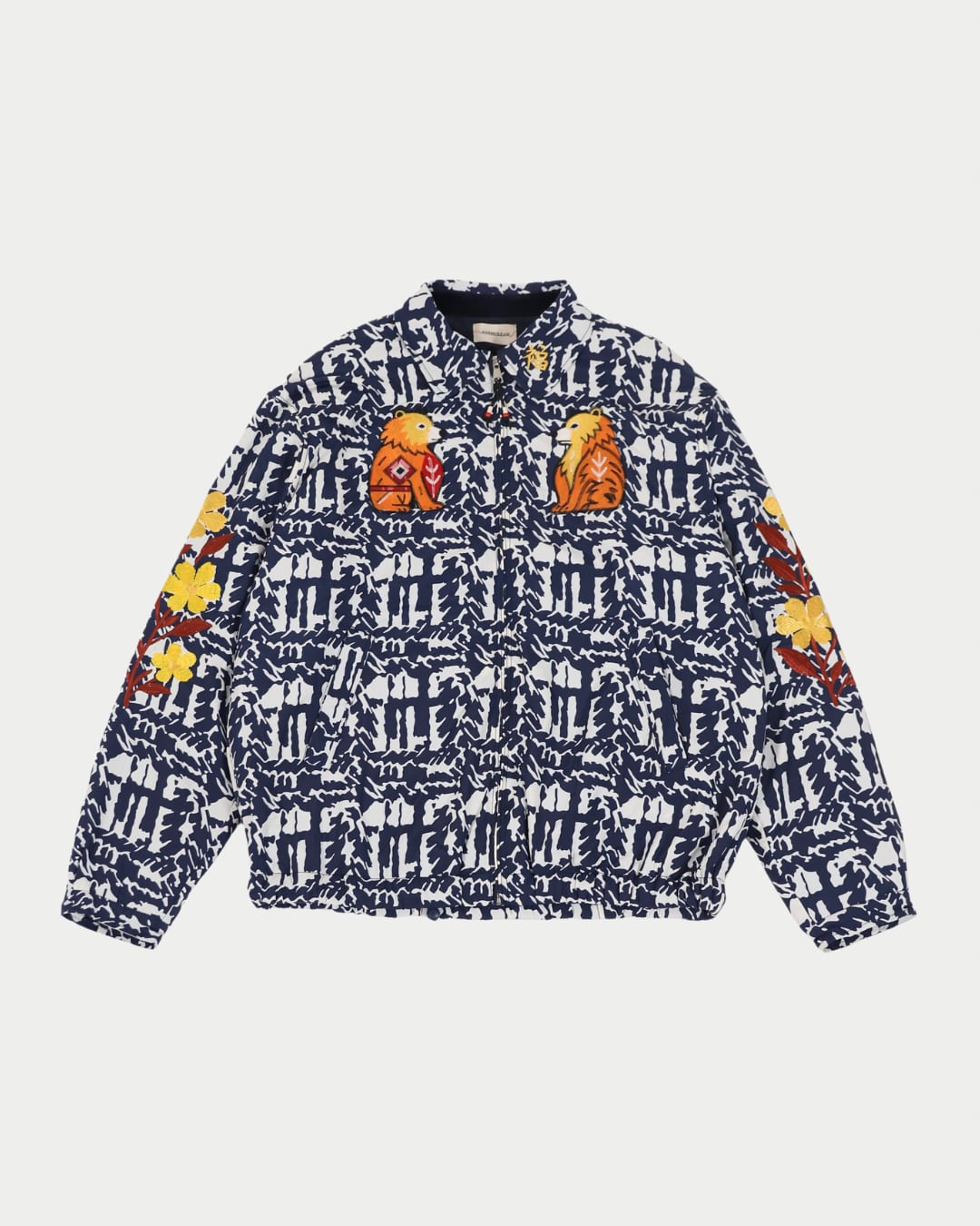 【12月上旬】Fabric Embroidered Jumper / Ink Shadow