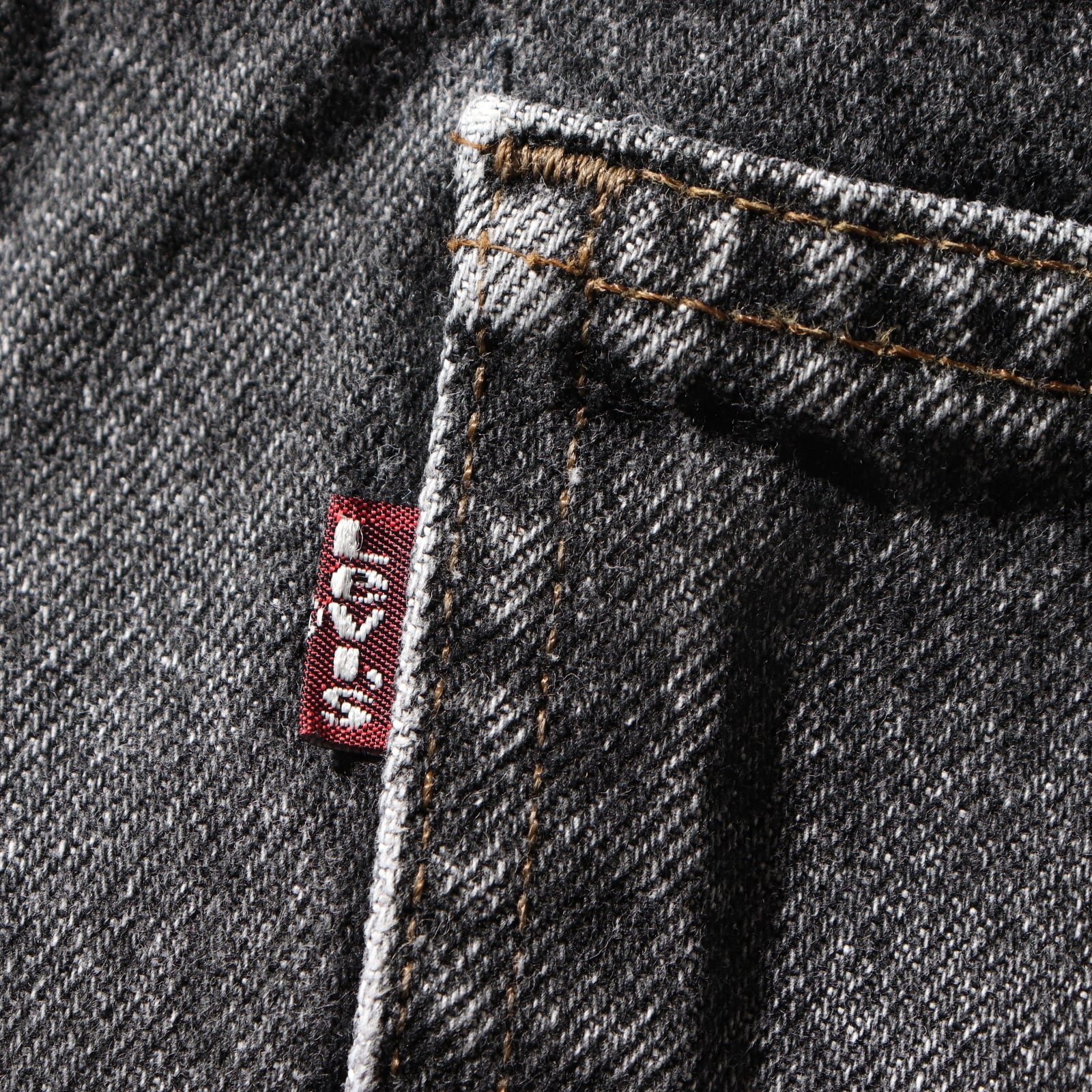 経年◎ 36×32 先染め 505 米国製 Levi 