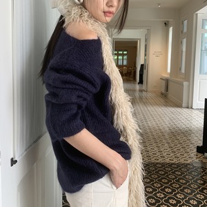 One-shoulder Rib Knit 501968