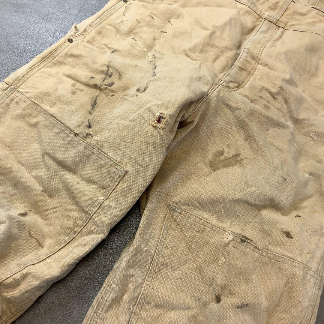 USA規格 Carhartt カーハート ボロ 鬼フェード オーバーオール USA規格