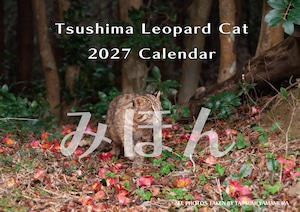 2027ツシマヤマネコ壁掛けカレンダー