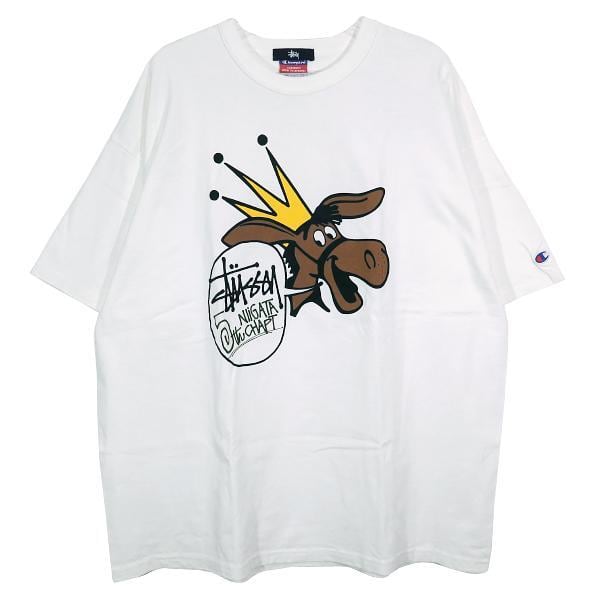 STUSSY x Champion NIIGATA CHAPT 5TH ANNIVERSARY TEE サイズXL ...