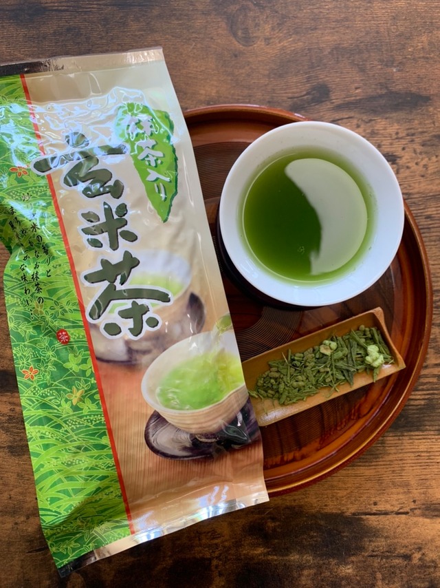 【香ばしさと鮮やかな色合い】抹茶入り玄米茶　200ｇ