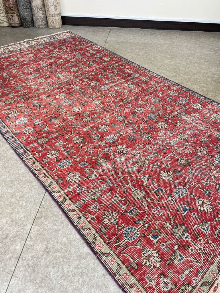 トルコ絨毯 ヴィンテージラグ 128×267cm (TRE1998) | ヴィンテージラグ