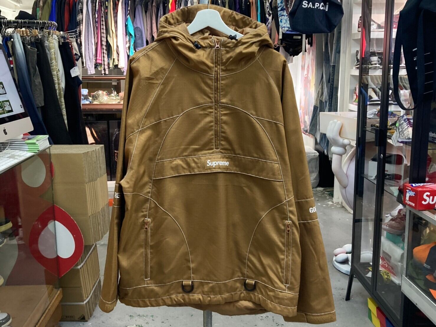 Supreme GORE-TEX CONTRAST STITCH ANORAK COPPER XL 150KG7133 