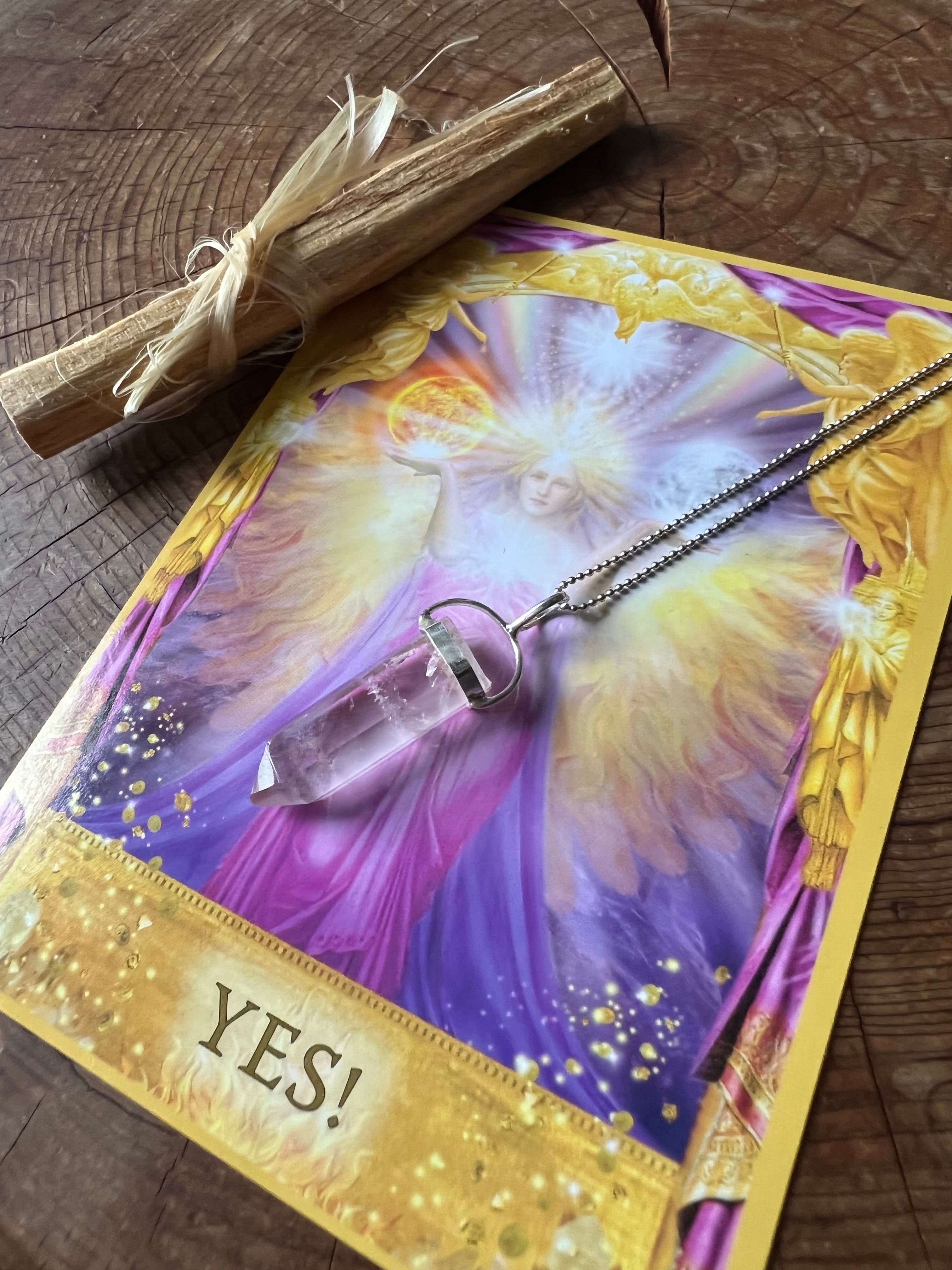 【再販】リチウムインクォーツ原石ペンダント