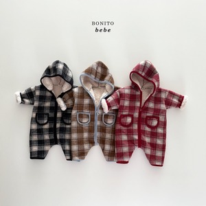 【予約】(bebe) Check Dumble Hoodie Suit