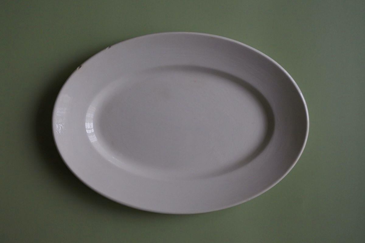 C.1920-1950 French Oval Platter, Digoin &Serreguemines