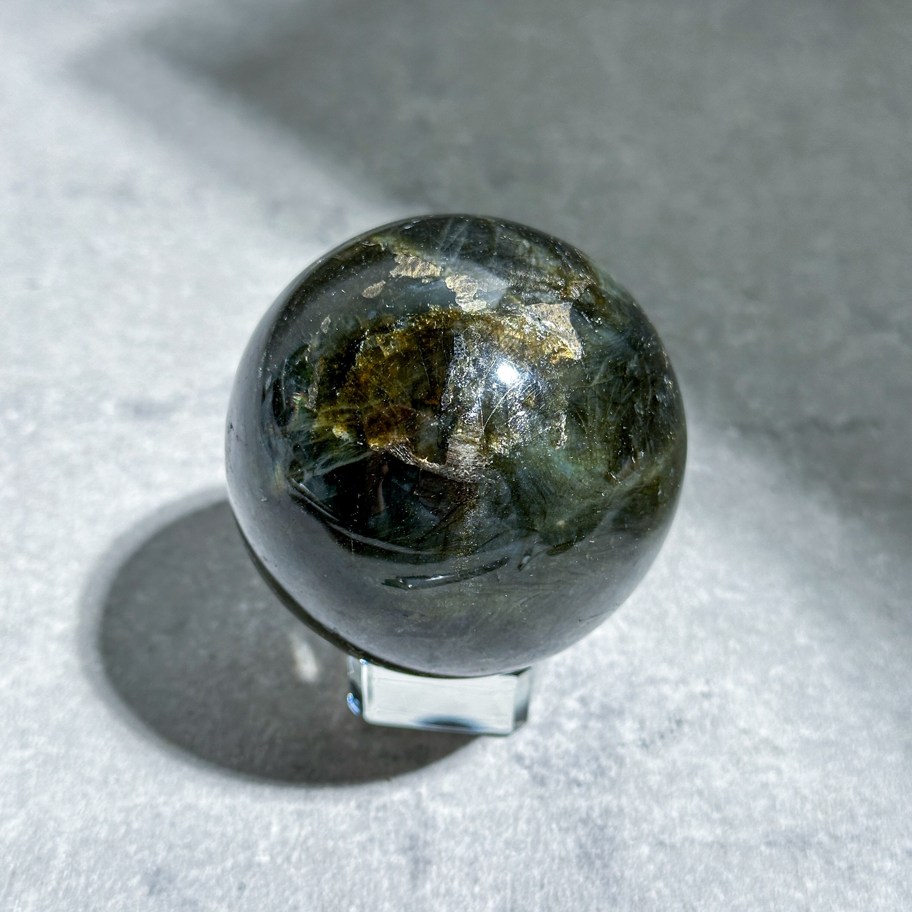 ラブラドライト スフィア 43◇ Labradorite Sphere ◇天然石・鉱物