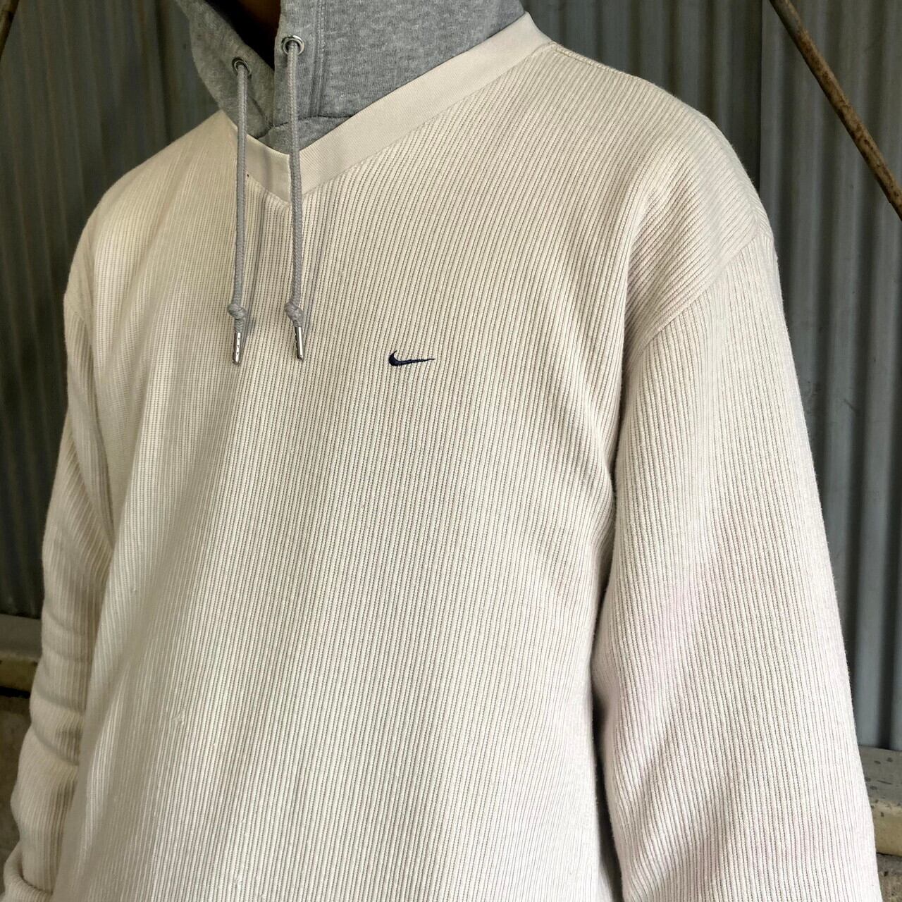 訳あり特価 90年代 NIKE GOLF ナイキ ゴルフ ワンポイントロゴ刺繍 V