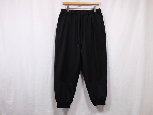 UNTRACE” TAPERED MIX PANTS BLACK”