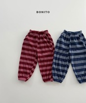 【取寄/韓国直送】BONITO 26/AT ストライプニットジョガーパンツ|夏服|韓国子供服