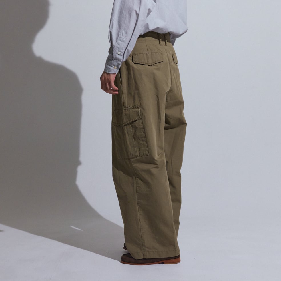 GARMENT DYE DOUBLE TUCK CARGO PT / ガーメントダイダブルタック