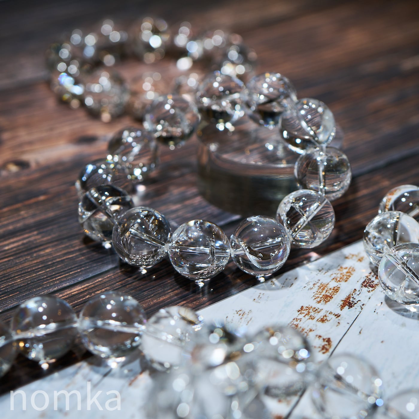 【Special Price】大玉18mm アイリスクォーツ一連ブレスレット(約17cm)