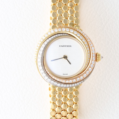 カルティエ ラウンドトリニティ 金無垢 ブレスレット