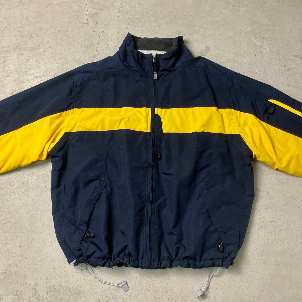 00年代 ARIZONA JEANS CO リバーシブル ナイロンジャケット フリース