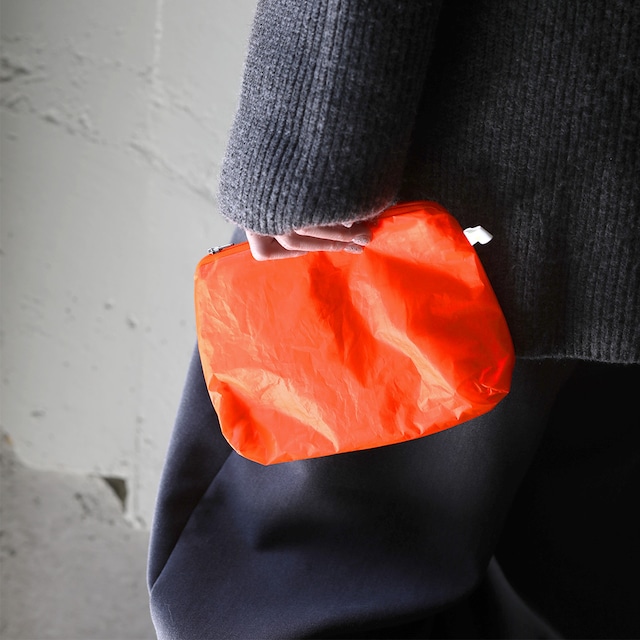 kolor (カラー) Magic Zipper Pouch neon orange S ポーチ