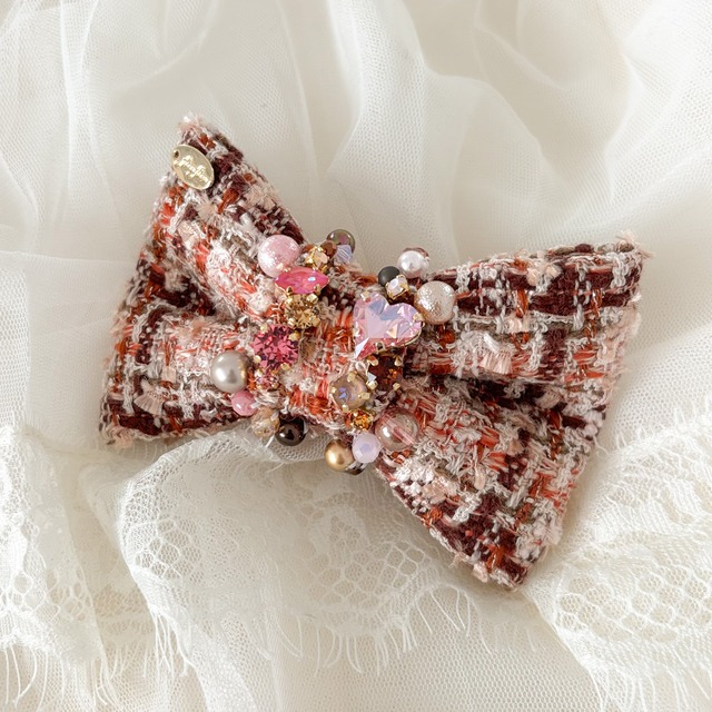 2【バレッタ】Couture Ribbon〔Japan〕