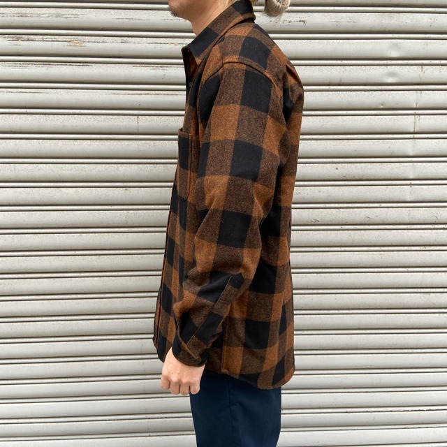 ペンドルトン　LODGE ウールシャツ　バッファローチェック　ブロックチェック