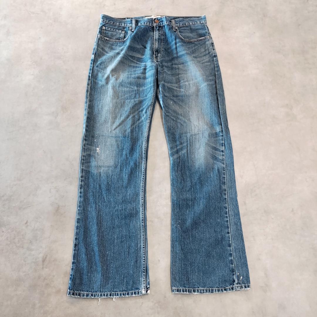 リーバイス527 Levis W36 フレアデニム 青 古着 ブーツ 20204