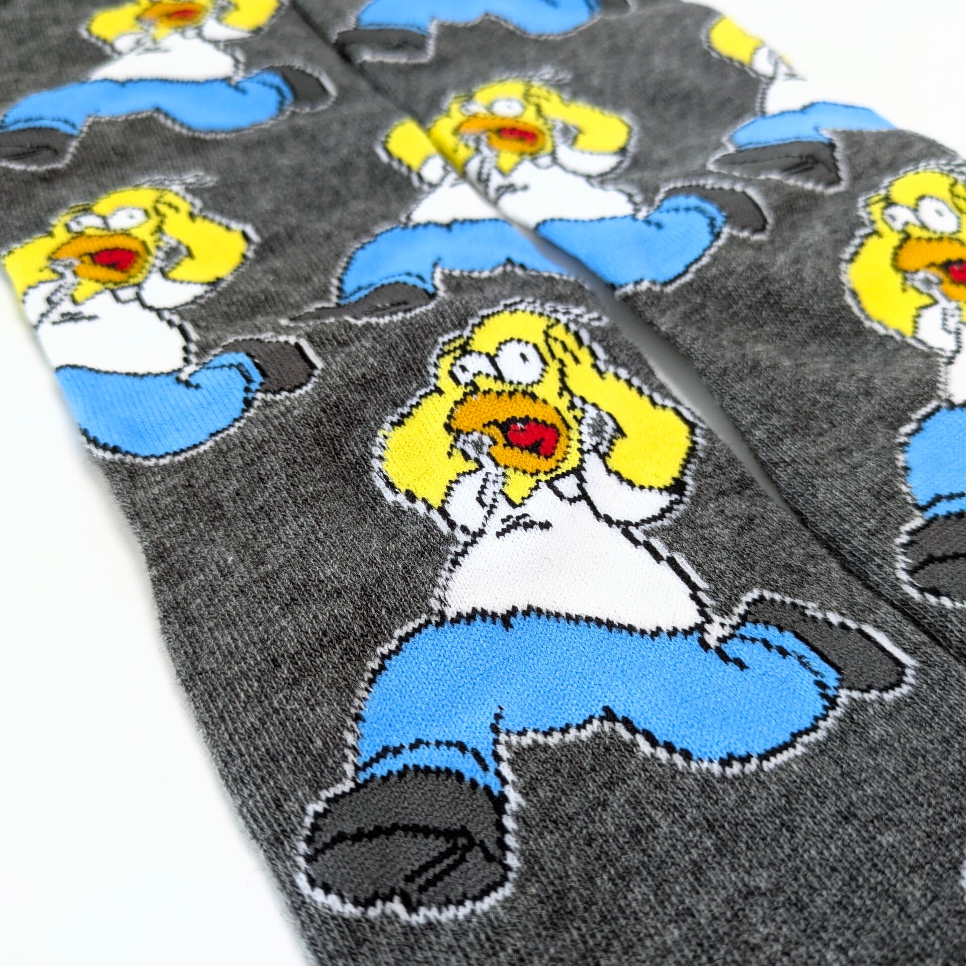 ☆【 crew socks / クルーソックス 】『 The Simpsons / シンプソンズ / ホーマー 』 靴下 / ソックス〚アメリカン雑貨 アメトイ〛