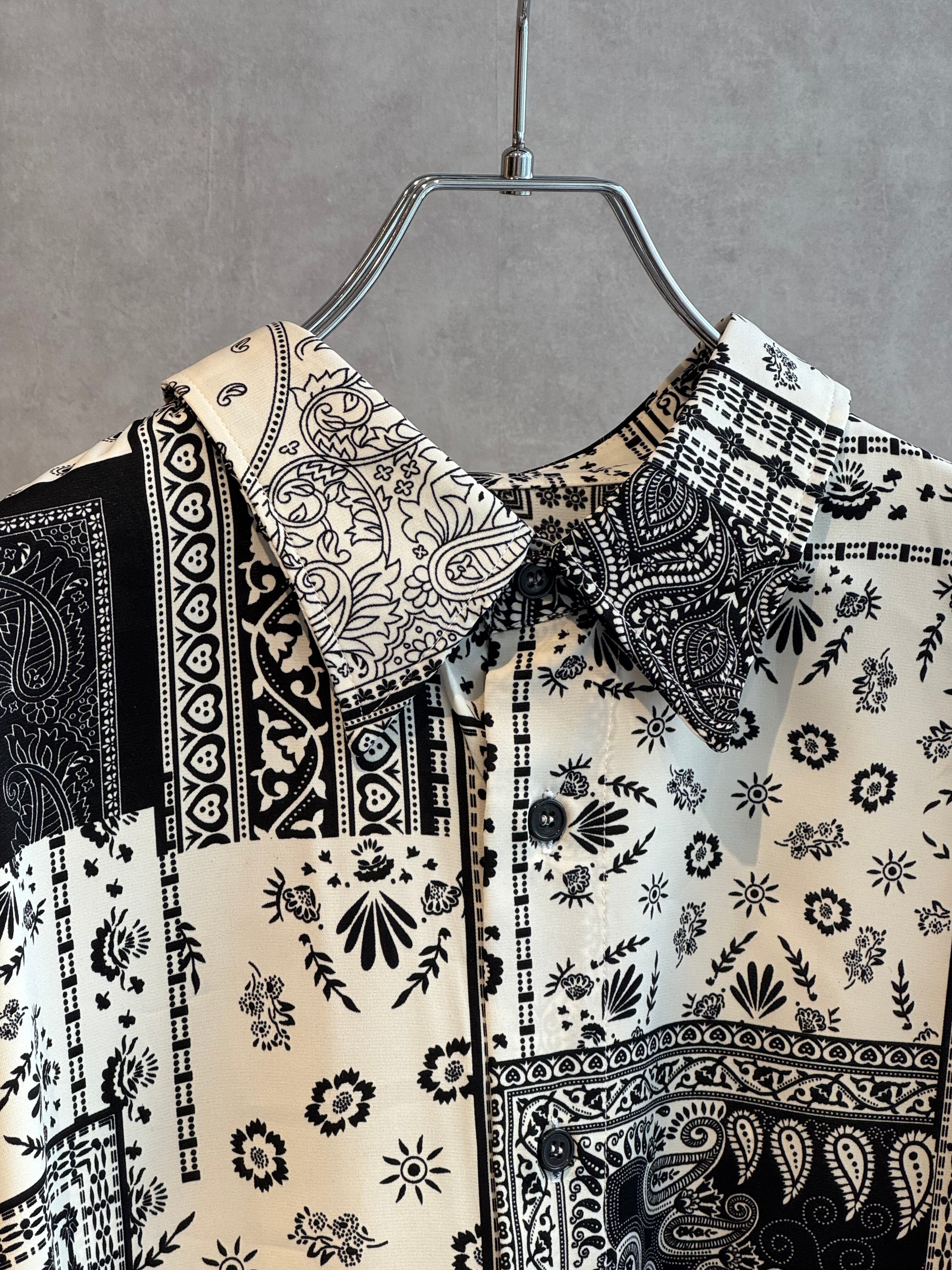 paisley patchwork shirt