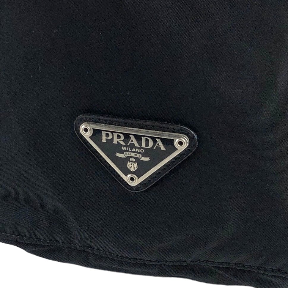 PRADA プラダ トライアングルロゴ ナイロン 巾着 ミニバッグ