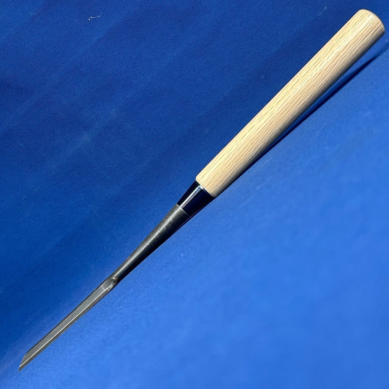 鑿 のみ 胡舟 完売>舟弘作 元寿舟弘 薄鑿(ウスノミ) 8分/24mm 白樫柄 | 利作