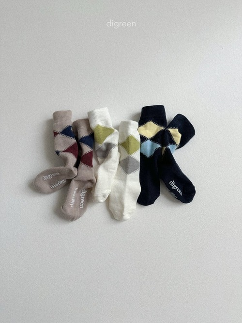 digreen25wn_Argyle Socks