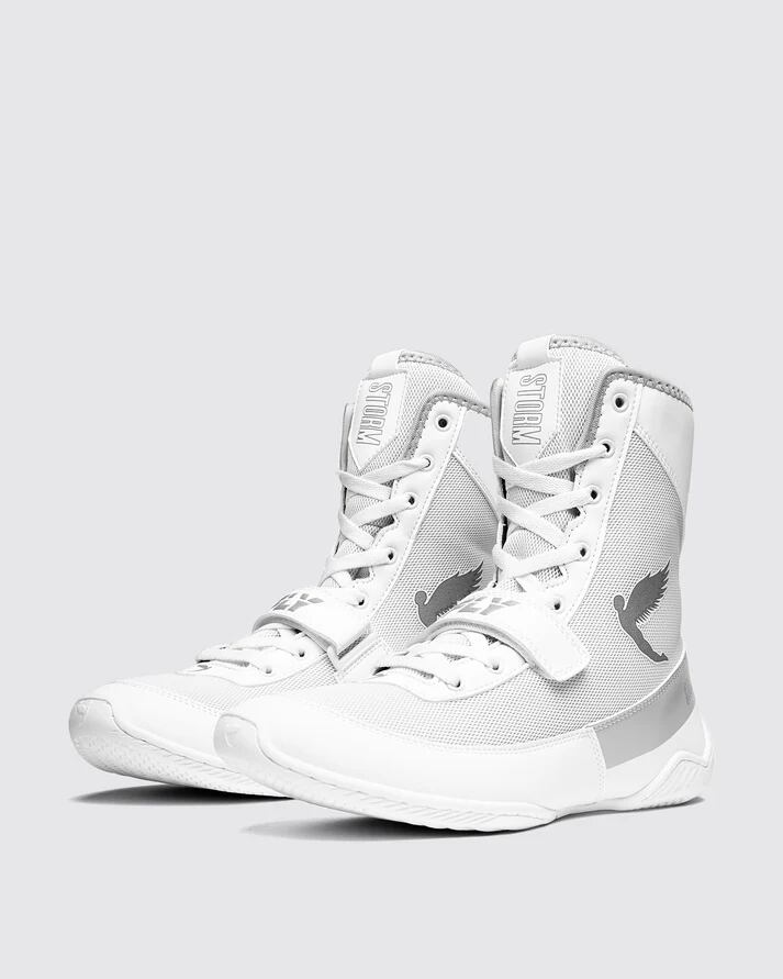FLY ボクシングシューズ「Storm Boots 2」（ホワイト）フライ | BoxingCafe