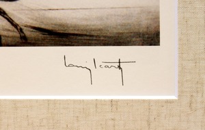 ルイ・イカール「コージング2」作品証明書・展示用フック・限定375部エディション付複製画ジークレ