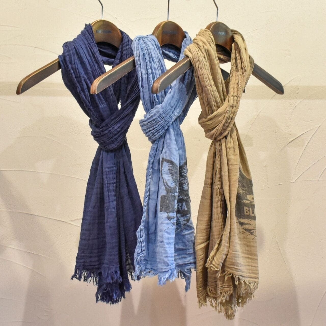 TCB×BLUE SAKURA Collaboration VIYELLA STOLE 