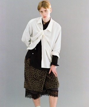 HOMMENA / HM26AWTO01 FIRST AID SHIRT(OFF-WHITE)