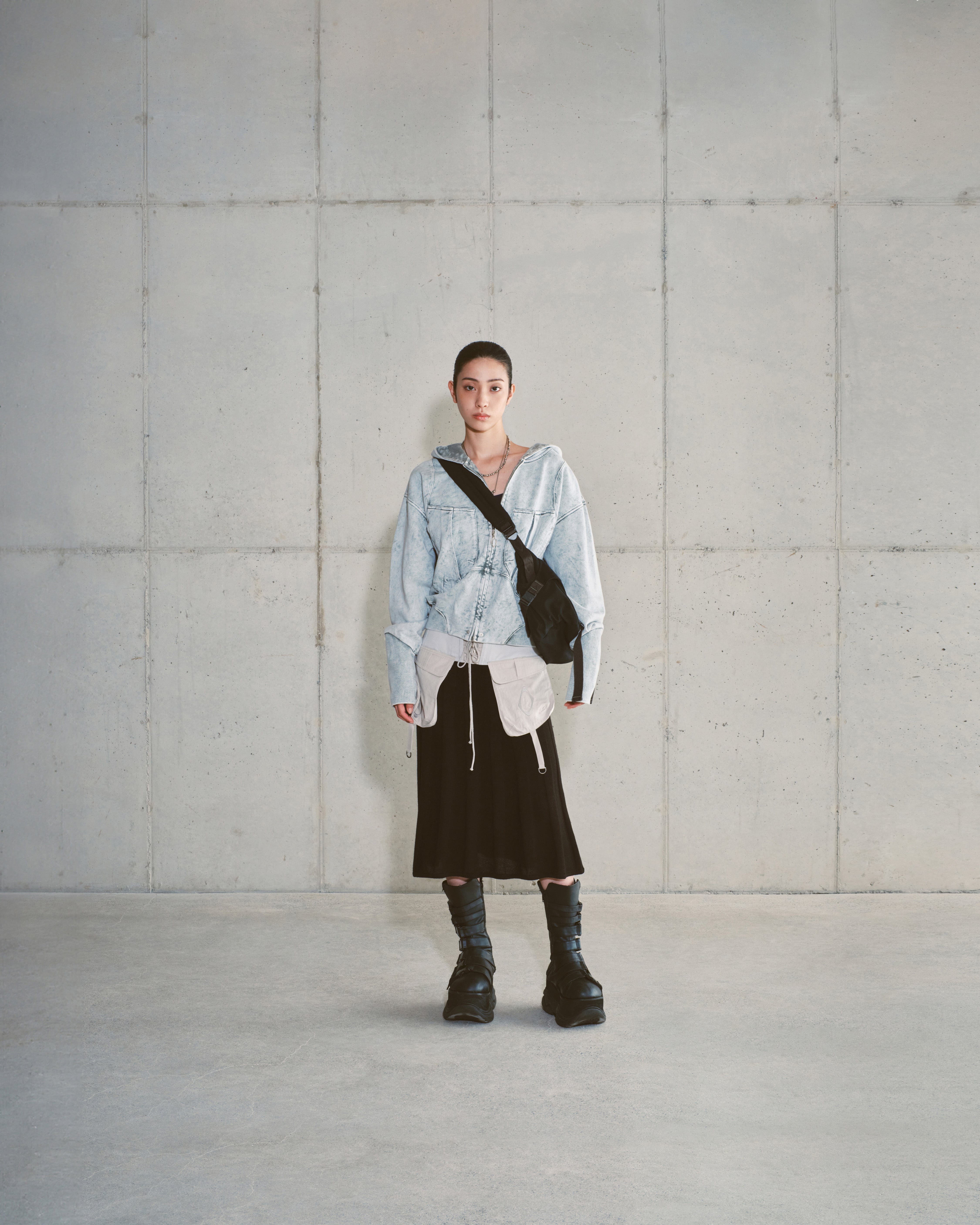 MSCHF] BIG POCKET HOODIE_BLEACHED KHAKI ミスチーフ 正規品 韓国