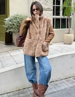 【新作5%OFF・3日間】High-neck Fur Vest_2colors