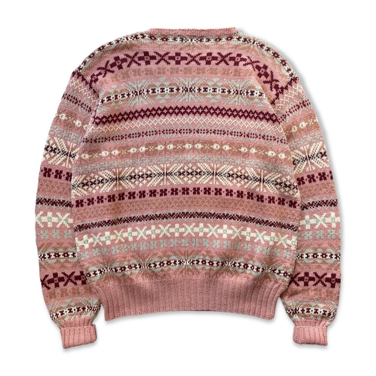 90s Ralph Lauren(ラルフローレン) HAND KNIT Nordic Sweater ハンド 